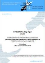 Journalistic transformation in violent conflict: Conceptual framework for WP7