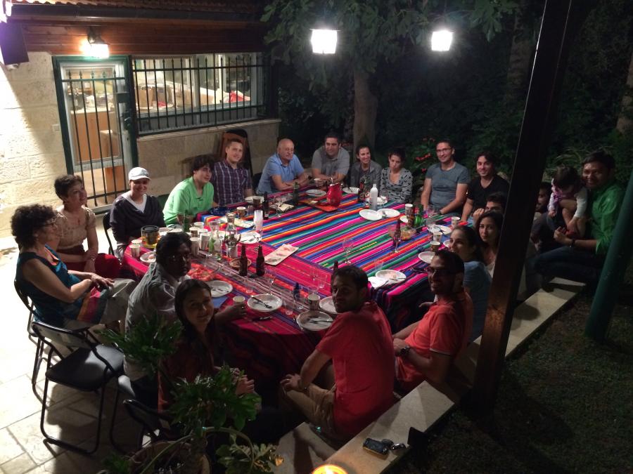 Dinner at Shlomo&#039;s hous, June 2014
