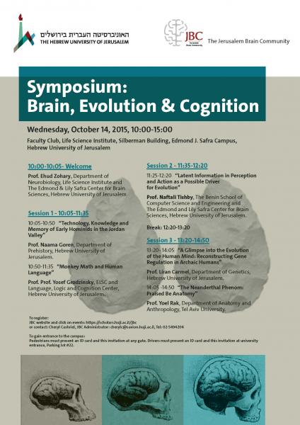 Brain, Evolution &amp; Cognition Poster