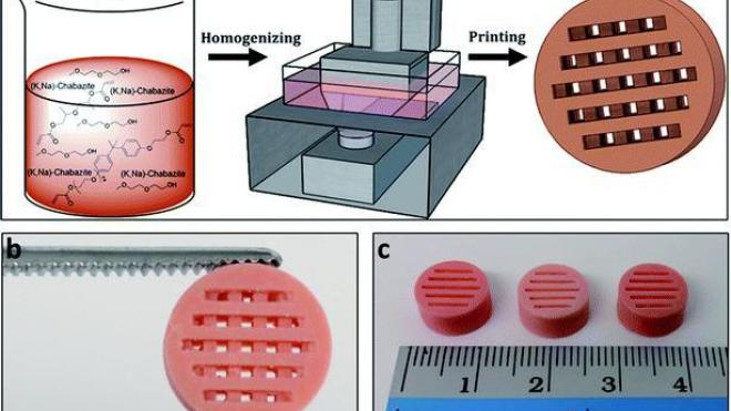Description of the process: Contaminant Removal with 3D Printed Zeolite Monoliths